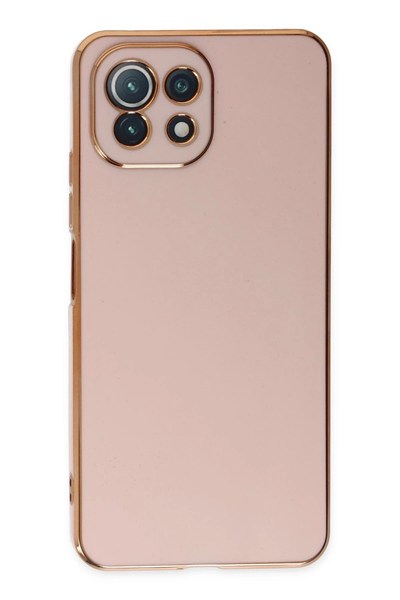 Mey İthalat®   Mİ 11 Lite Kılıf Volet Silikon - Pembe