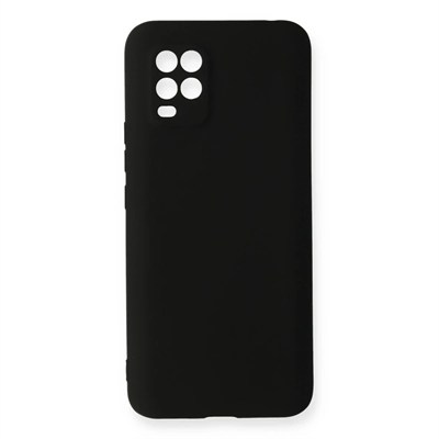 Mey İthalat®   Mi 10 Lite Kılıf First Silikon - Siyah