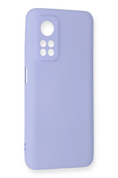Mey İthalat®   Mi 10T Kılıf Nano içi Kadife Silikon - Lila