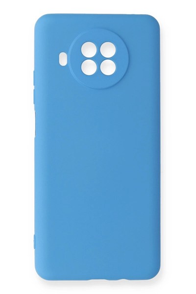 Mey İthalat®   Mi 10T Lite Kılıf Nano içi Kadife Silikon - Mavi