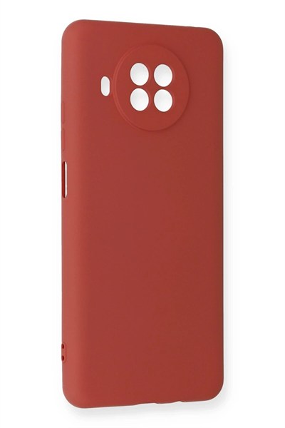 Mey İthalat®   Mi 10T Lite Kılıf Nano içi Kadife Silikon - Kiremit