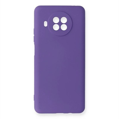 Mey İthalat®   Mi 10T Lite Kılıf Nano içi Kadife Silikon - Mor
