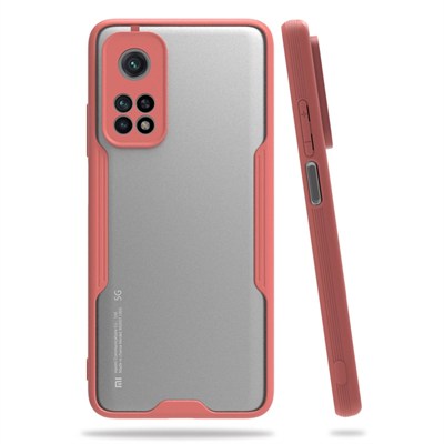 Mey İthalat®   Mi 10T Pro Kılıf Platin Silikon - Pembe