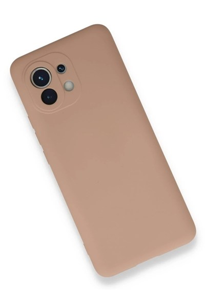 Mey İthalat®   Mi 11 Kılıf Nano içi Kadife Silikon - Pudra