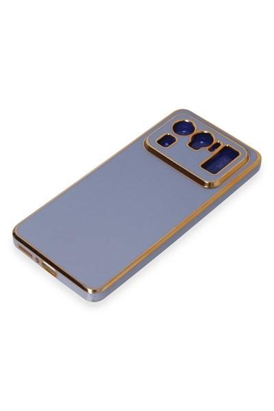 Mey İthalat®   Mi 11 Ultra Kılıf Volet Silikon - Mavi