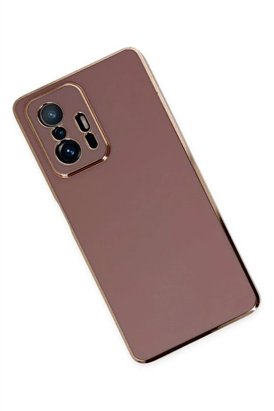 Mey İthalat®   Mi 11T Pro Kılıf Volet Silikon - Kırmızı