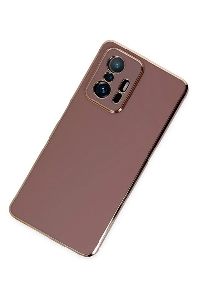 Mey İthalat®   Mi 11T Pro Kılıf Volet Silikon - Kırmızı