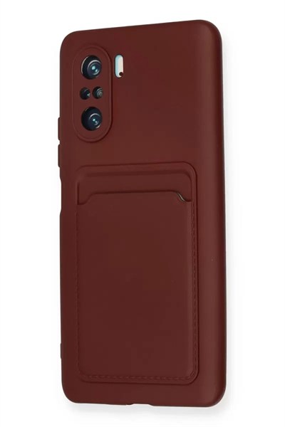 Mey İthalat®   Mi 11i Kılıf Kelvin Kartvizitli Silikon - Bordo