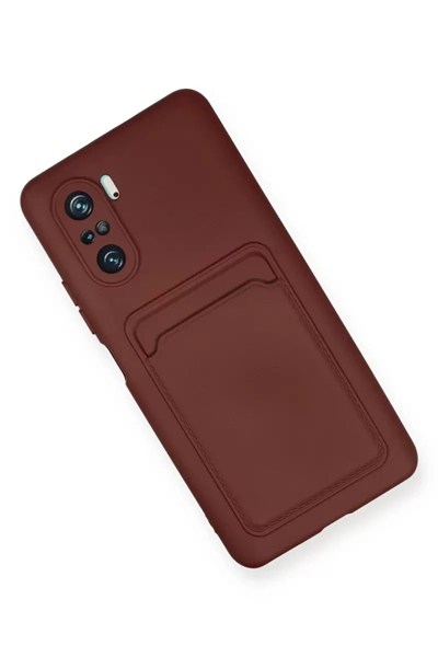 Mey İthalat®   Mi 11i Kılıf Kelvin Kartvizitli Silikon - Bordo