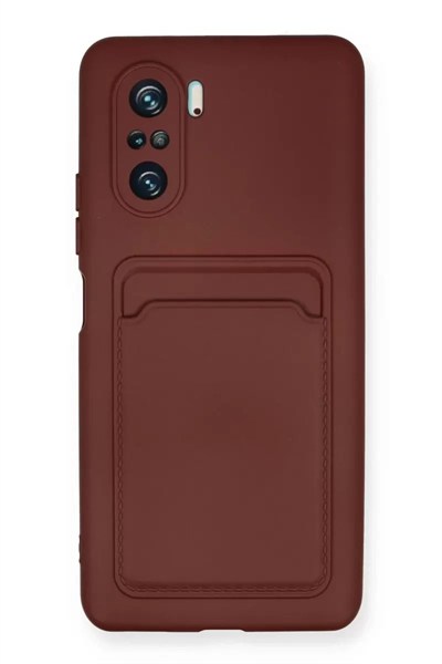 Mey İthalat®   Mi 11i Kılıf Kelvin Kartvizitli Silikon - Bordo