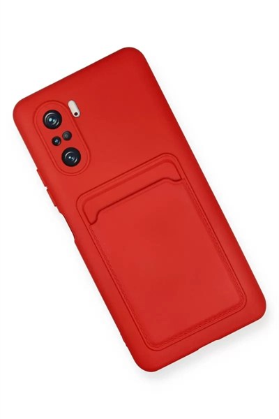 Mey İthalat®   Mi 11i Kılıf Kelvin Kartvizitli Silikon - Kırmızı