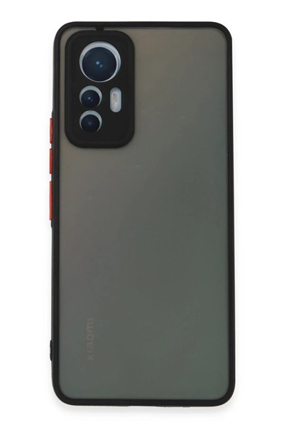 Mey İthalat®   Mi 12 Lite Kılıf Montreal Silikon Kapak - Siyah