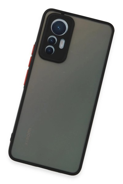 Mey İthalat®   Mi 12 Lite Kılıf Montreal Silikon Kapak - Siyah