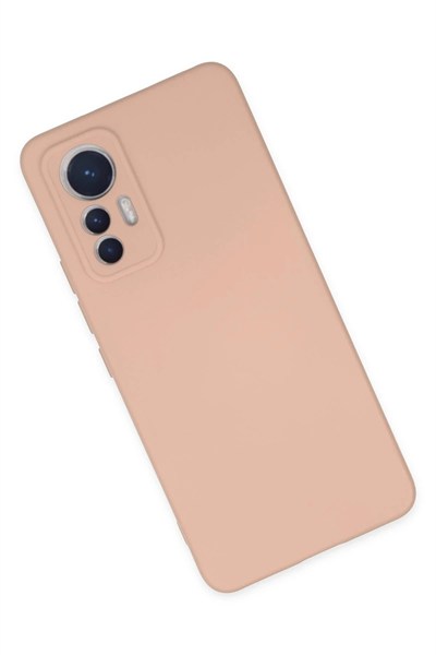 Mey İthalat®   Mi 12 Lite Kılıf Nano içi Kadife Silikon - Pudra