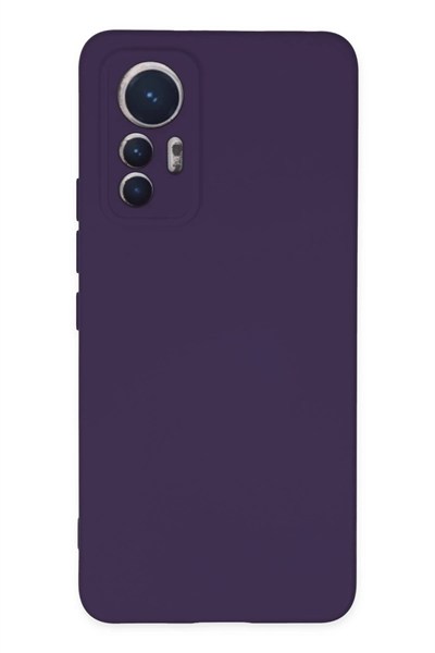 Mey İthalat®   Mi 12 Lite Kılıf Nano içi Kadife Silikon - Mor