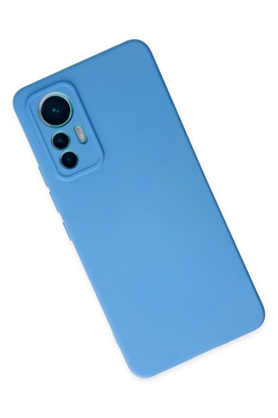 Mey İthalat®   Mi 12 Lite Kılıf Nano içi Kadife Silikon - Mavi