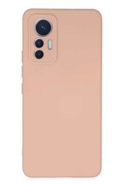 Mey İthalat®   Mi 12 Lite Kılıf Nano içi Kadife Silikon - Pudra