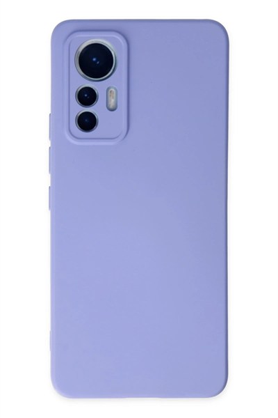 Mey İthalat®   Mi 12 Lite Kılıf Nano içi Kadife Silikon - Lila