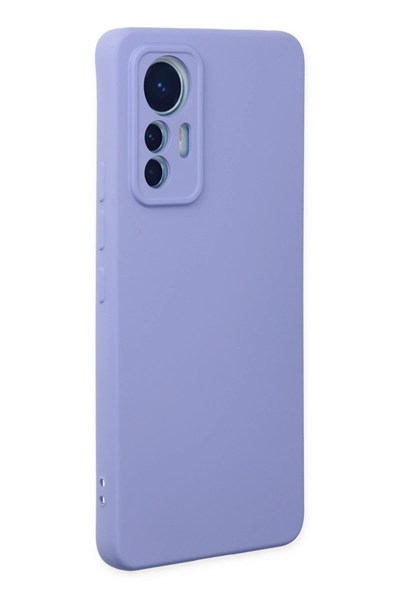 Mey İthalat®   Mi 12 Lite Kılıf Nano içi Kadife Silikon - Lila