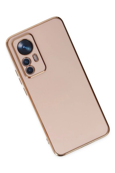 Mey İthalat®   Mi 12T Pro Kılıf Volet Silikon - Pembe