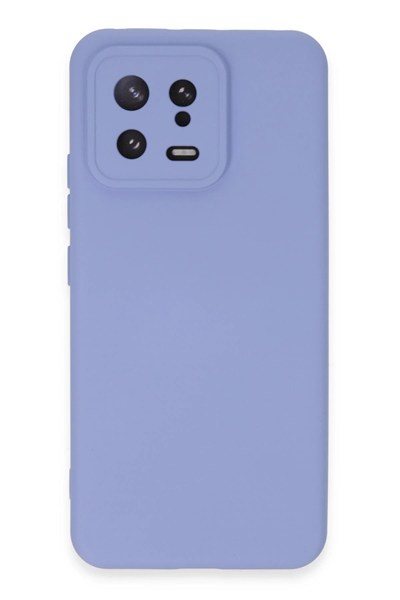 Mey İthalat®   Mi 13 Kılıf Nano içi Kadife Silikon - Lila