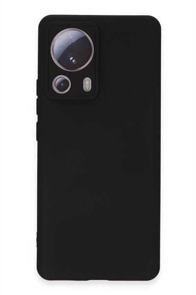 Mey İthalat®   Mi 13 Lite Kılıf Nano içi Kadife Silikon - Siyah
