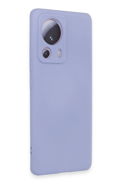 Mey İthalat®   Mi 13 Lite Kılıf Nano içi Kadife Silikon - Lila