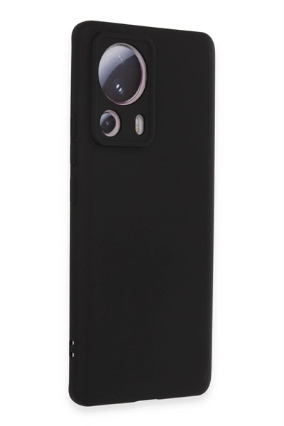 Mey İthalat®   Mi 13 Lite Kılıf Nano içi Kadife Silikon - Siyah