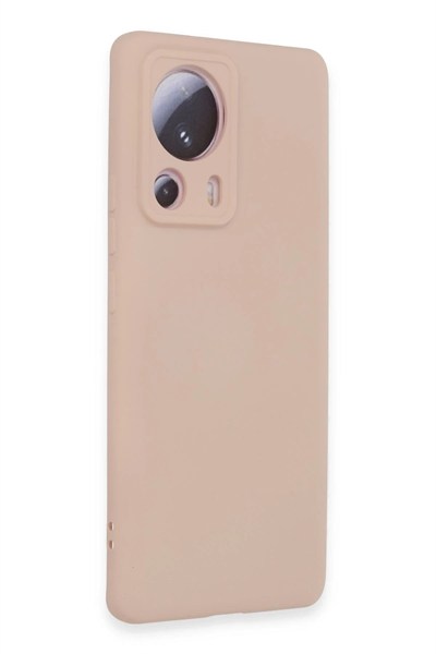 Mey İthalat®   Mi 13 Lite Kılıf Nano içi Kadife Silikon - Pudra