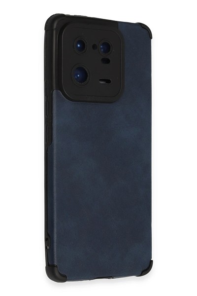 Mey İthalat®   Mi 13 Pro Kılıf Loop Deri Silikon - Lacivert