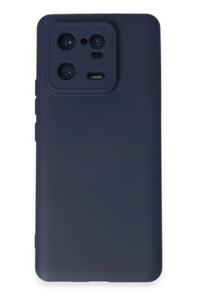 Mey İthalat®   Mi 13 Pro Kılıf Nano içi Kadife Silikon - Lacivert