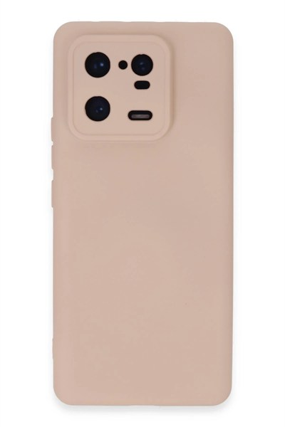 Mey İthalat®   Mi 13 Pro Kılıf Nano içi Kadife Silikon - Pudra