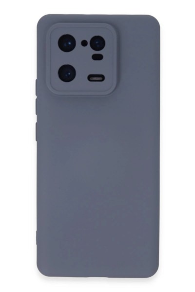 Mey İthalat®   Mi 13 Pro Kılıf Nano içi Kadife Silikon - Gri