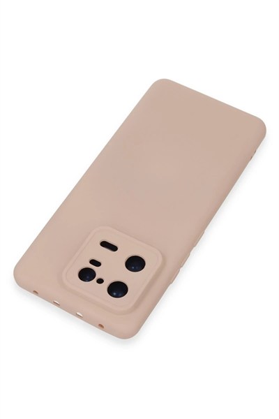 Mey İthalat®   Mi 13 Pro Kılıf Nano içi Kadife Silikon - Pudra