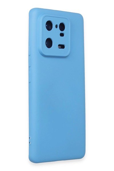 Mey İthalat®   Mi 13 Pro Kılıf Nano içi Kadife Silikon - Mavi