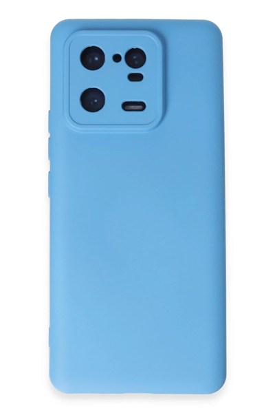 Mey İthalat®   Mi 13 Pro Kılıf Nano içi Kadife Silikon - Mavi