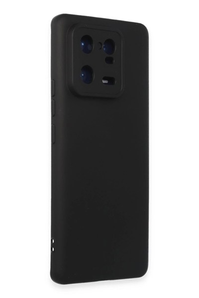Mey İthalat®   Mi 13 Pro Kılıf Nano içi Kadife Silikon - Siyah