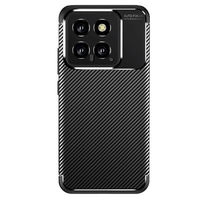 Mey İthalat®   Mi 14T Kılıf Auto Focus Karbon Kapak - Siyah