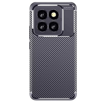 Mey İthalat®   Mi 14T Pro Kılıf Auto Focus Karbon Kapak - Lacivert