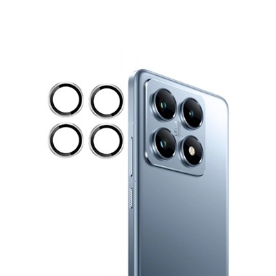 Mey İthalat®   Mi 14T Pro PVD Metal Kamera Lens - Gümüş