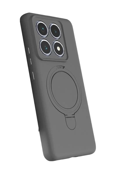 Mey İthalat®   Mi 14T Pro Regal Magsafe Standlı Kapak - Titan Gri
