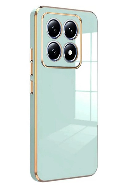Mey İthalat®   Mi 14T Pro Volet Silikon - Açık Yeşil