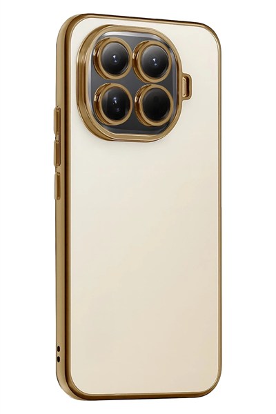 Mey İthalat®   Mi 15T Pro  Lensli Silikon - Gold