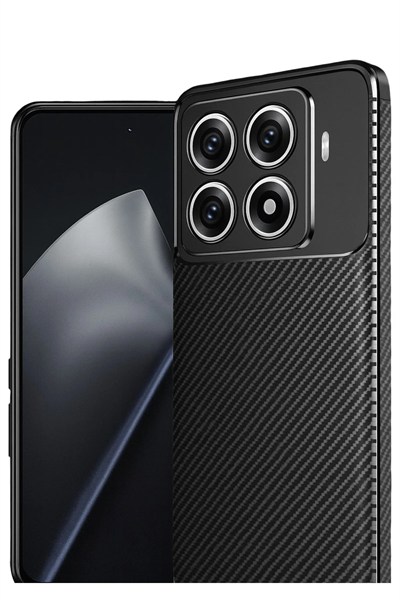 Mey İthalat®   Mi 15T Pro Auto Focus Karbon Kapak - Siyah