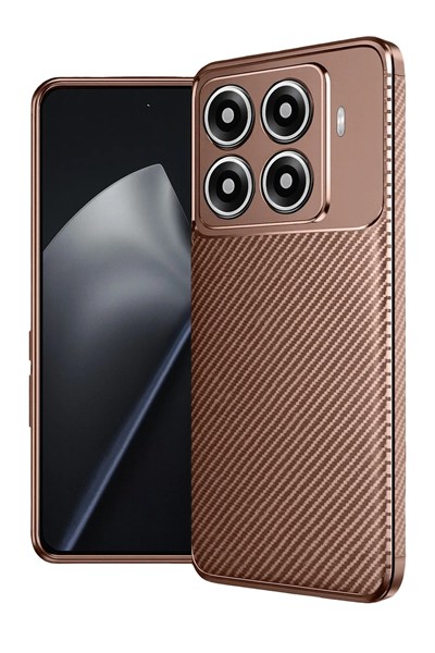 Mey İthalat®   Mi 15T Pro Auto Focus Karbon Kapak - Kahverengi