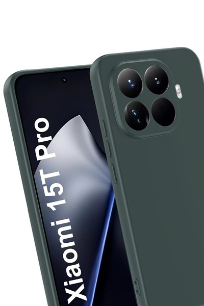 Mey İthalat®   Mi 15T Pro First Silikon - Koyu Yeşil
