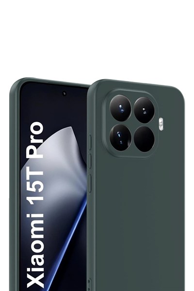 Mey İthalat®   Mi 15T Pro First Silikon - Koyu Yeşil