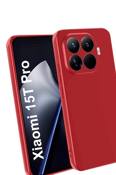 Mey İthalat®   Mi 15T Pro First Silikon - Kırmızı