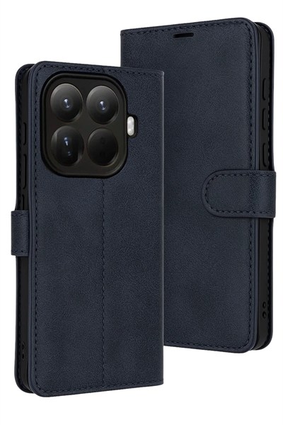 Mey İthalat®   Mi 15T Pro Trend S Plus Kapaklı Kılıf - Lacivert