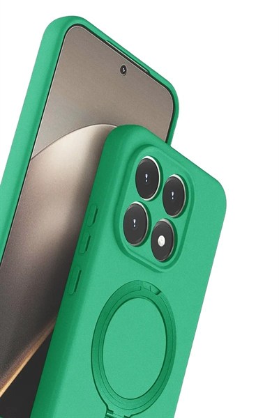 Mey İthalat®   Mi 15T Regal Magsafe Standlı Kapak - Yeşil
